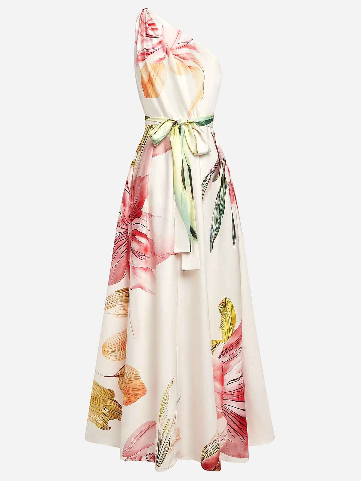 One shoulder long dress - MODALIFE