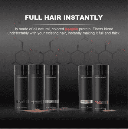 TOPP hairline powder, additional fiber powder, temporary dense hair coverage, replacement fiber hair fiber powder - MODALIFE
