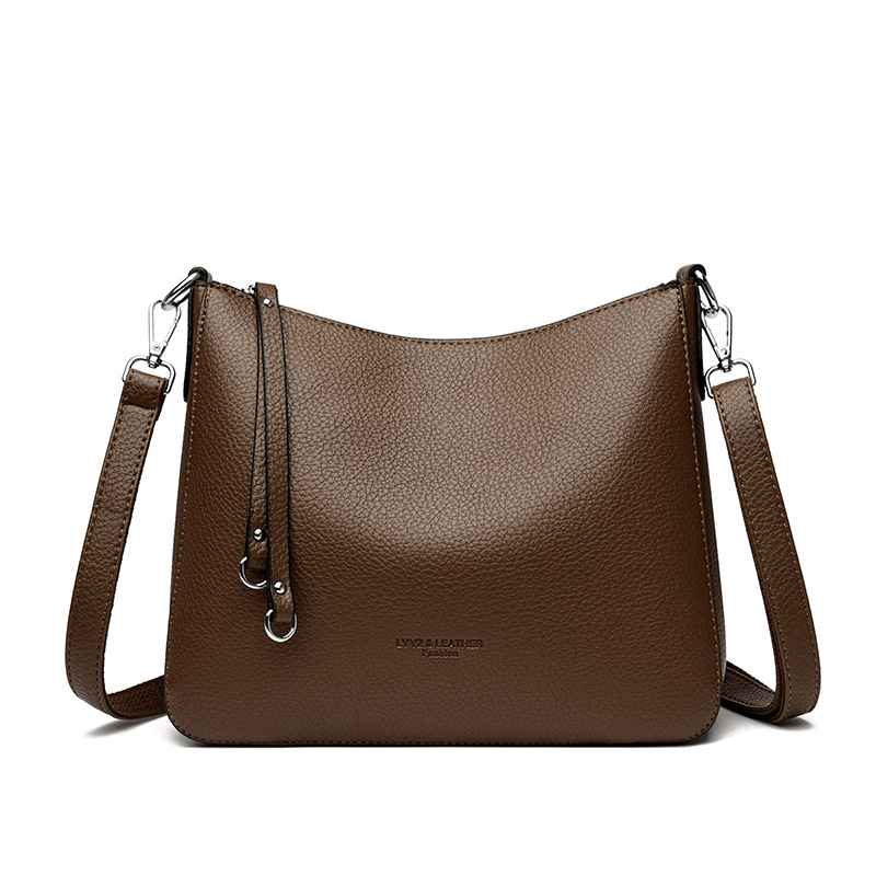 Fashionable Versatile Genuine Leather Women's Shoulder Crossbody Handheld Bag - MODALIFE