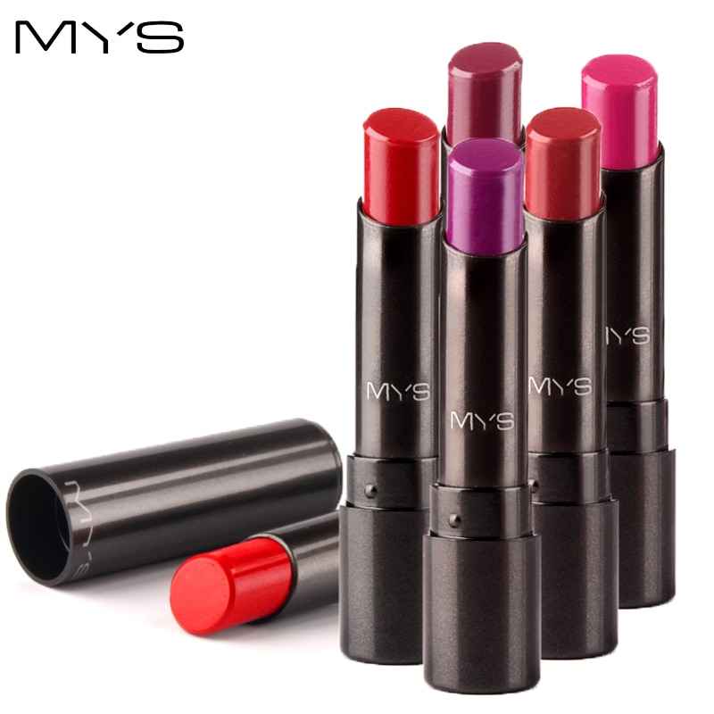 MYS Brand Beauty Matte Lipstick Long Lasting Tint Lips Cosmetics Lipgloss Maquiagem Makeup Red Batom - MODALIFE