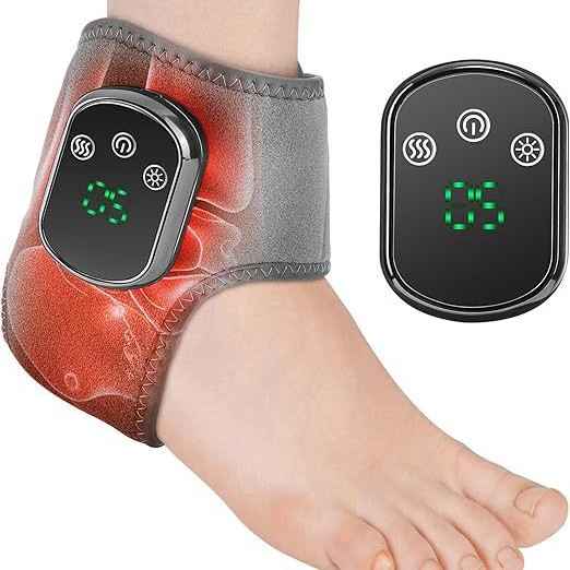 Electric ankle protection hot compress vibrating foot massager massage protector - MODALIFE