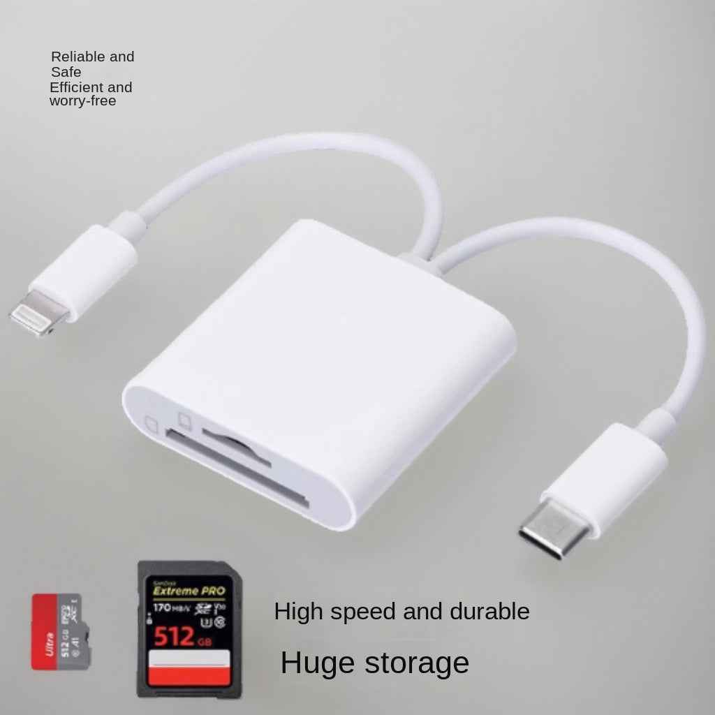 Universal Multi-Function Card Reader for Apple Type-C Phones