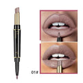 Matte Lipstick Wateproof Double Ended Long Lasting Lipsticks Brand Lip Makeup Cosmetics Nude Dark Red Lips Liner Pencil - MODALIFE