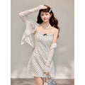 elegant short dress with unique and beautiful design