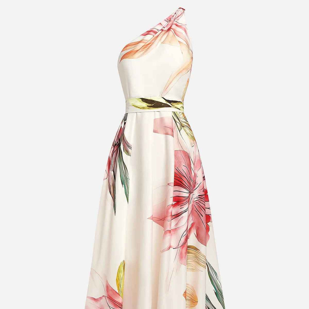 One shoulder long dress - MODALIFE