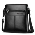 WEIXIER brand men's bag youth messenger bag zipper leather bag Ipad handbag men's shoulder bag - MODALIFE