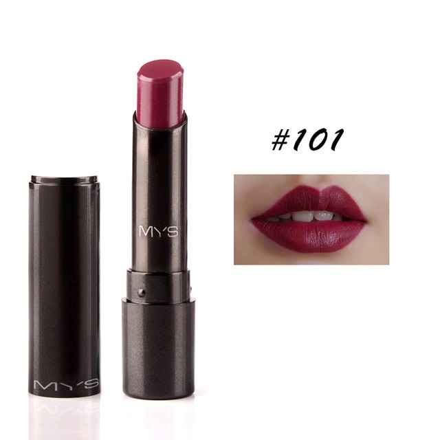 MYS Brand Beauty Matte Lipstick Long Lasting Tint Lips Cosmetics Lipgloss Maquiagem Makeup Red Batom - MODALIFE