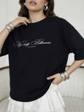 Printed loose short sleeved T-shirt top - MODALIFE