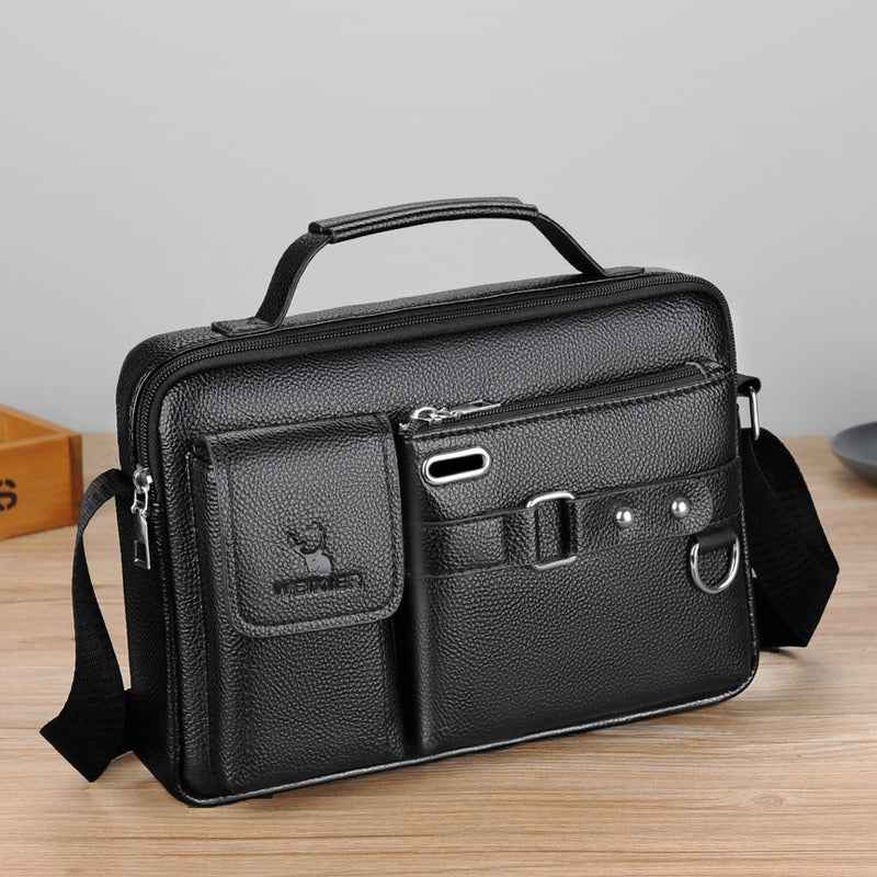 One Shoulder Bag Men's Cross Shoulder Bag Casual Handbag Business One Shoulder Cross Body Bag Men's Satchel Design Hanging Bag - MODALIFE
