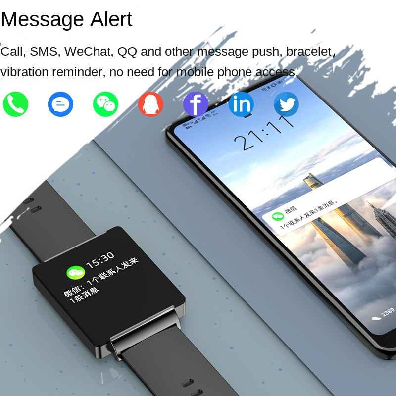 Smart Watch Heart Rate Blood Pressure Temperature Sleep Monitoring Smart Sports Watch NFC Access Control Wristband - MODALIFE