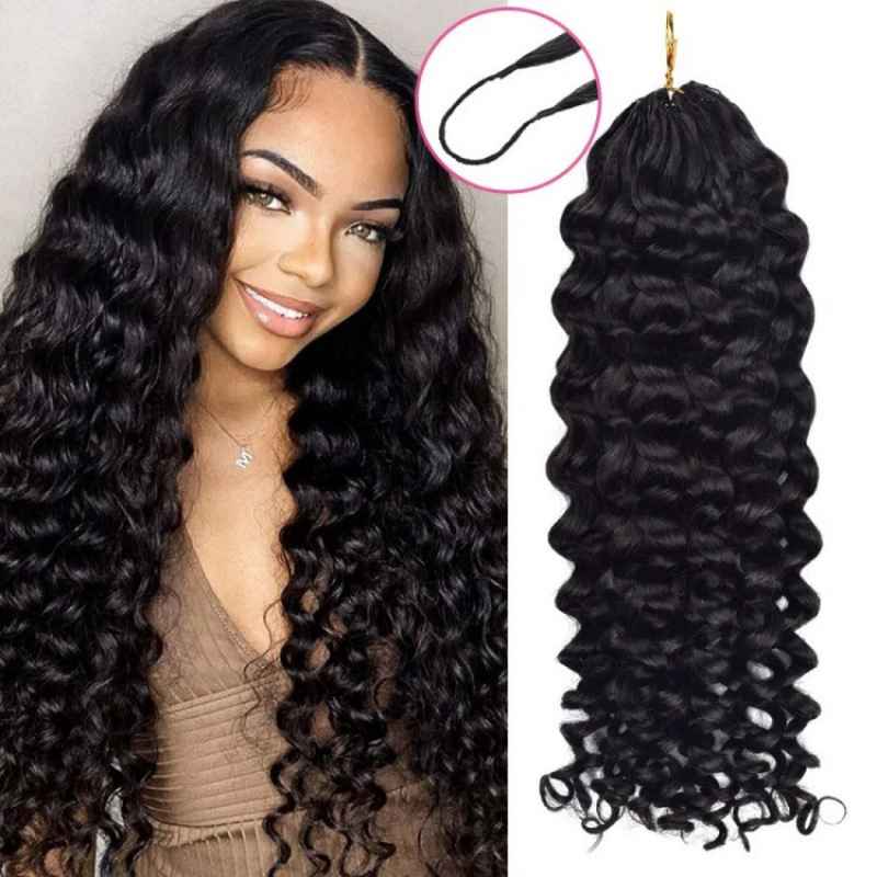Crochet Hair Extensions Human Hair Feather Weave - MODALIFE