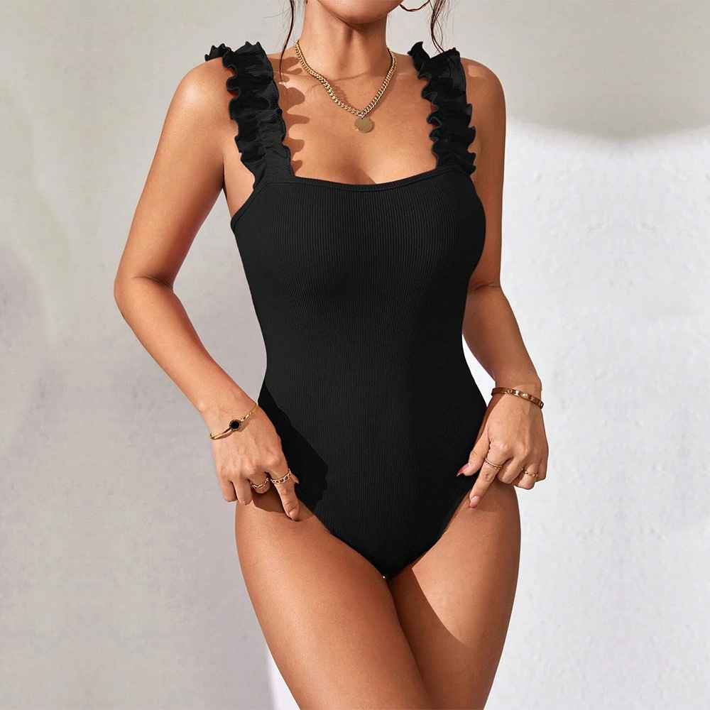 Style Solid Color Sleeveless Strapless Knit Bodysuit - MODALIFE