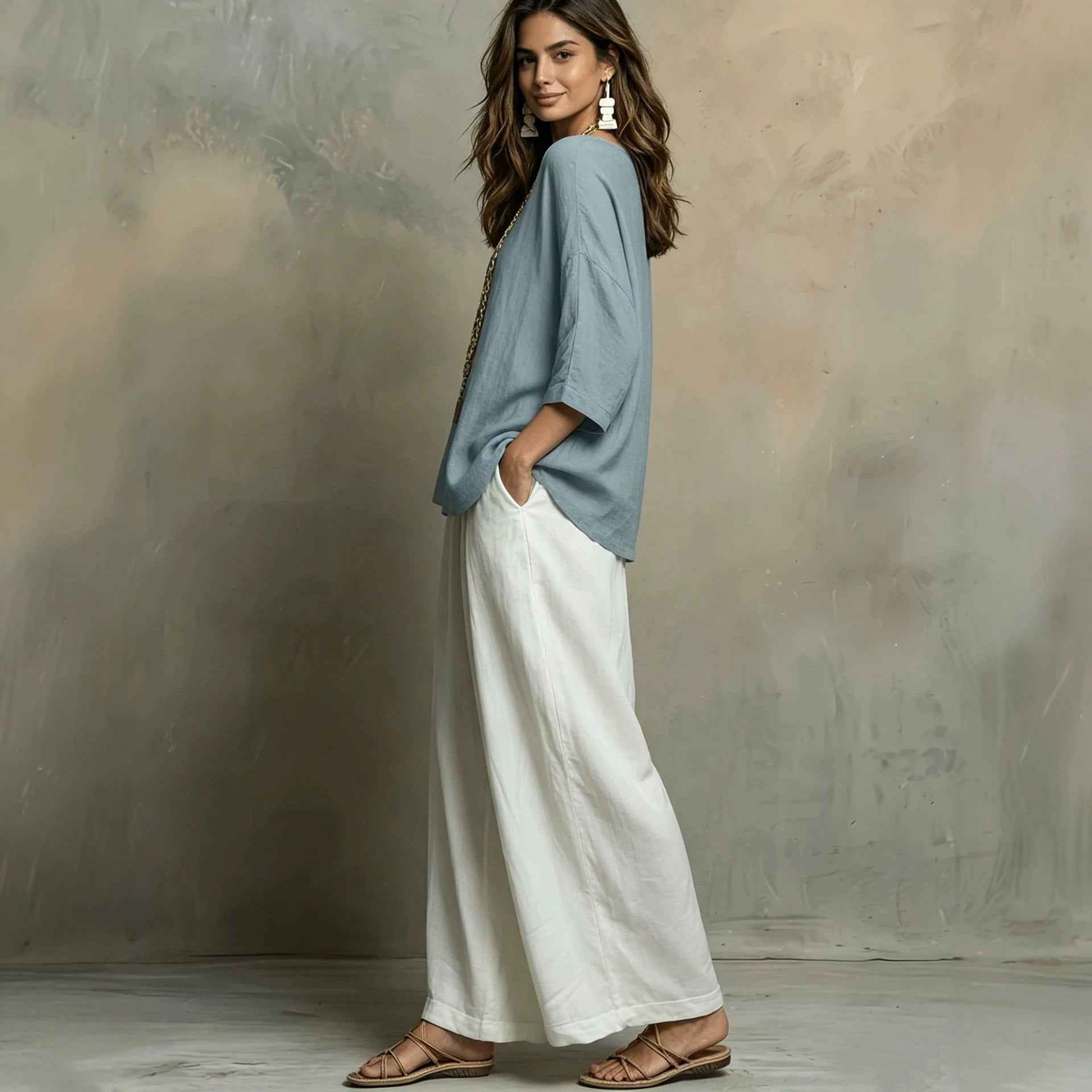 Bohemian Style Loose Elegant Set for Women Casual Vacation Outfit - MODALIFE