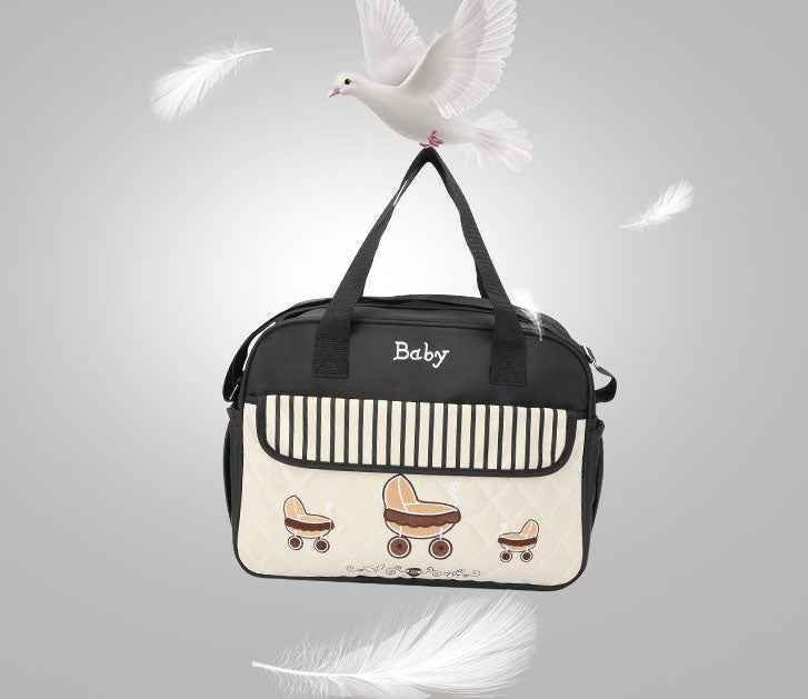 Horizontal school bag new Oxford cloth trend shoulder bag casual diagonal bag