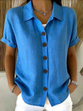 Collar short sleeved top - MODALIFE