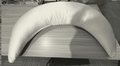 Soft Fabric Large Moon-Shaped Pregnancy Pillow, Nursing Pillow, Postpartum Lumbar Support Pillow, Baby Feeding Pillow, Removable and Washable