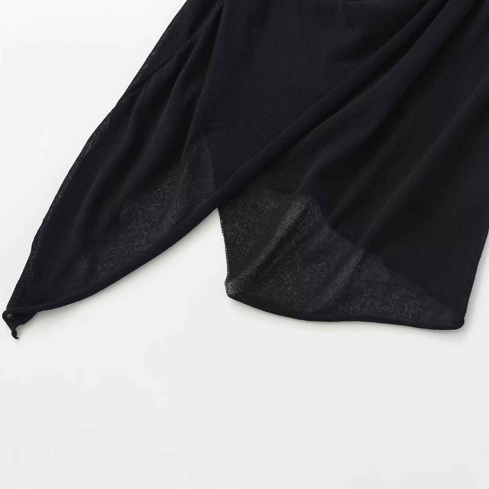 Sleeveless hanging double breasted knitted top - MODALIFE