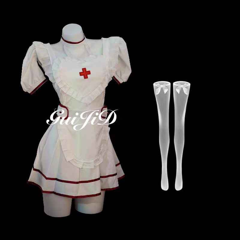 GJ Trick "Sweetheart Nurse" Sexy Costume Role Playing Clothes Small Breasts Romantic Fun Uniform qqny Underwear - MODALIFE