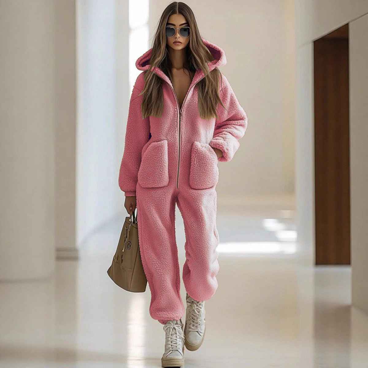 Straight leg loose jumpsuit - MODALIFE