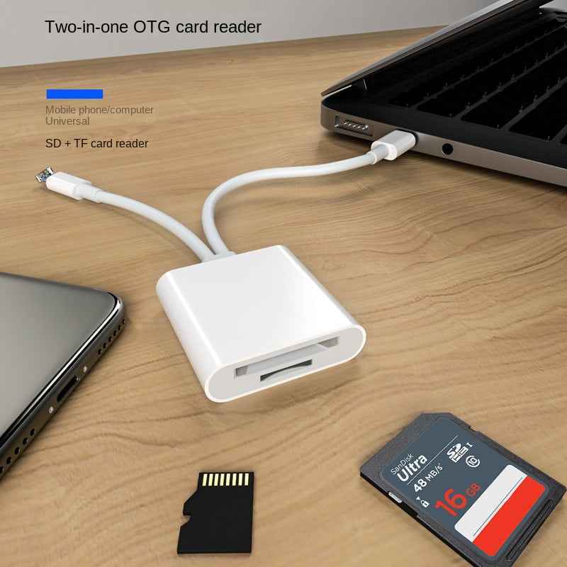 Universal Multi-Function Card Reader for Apple Type-C Phones