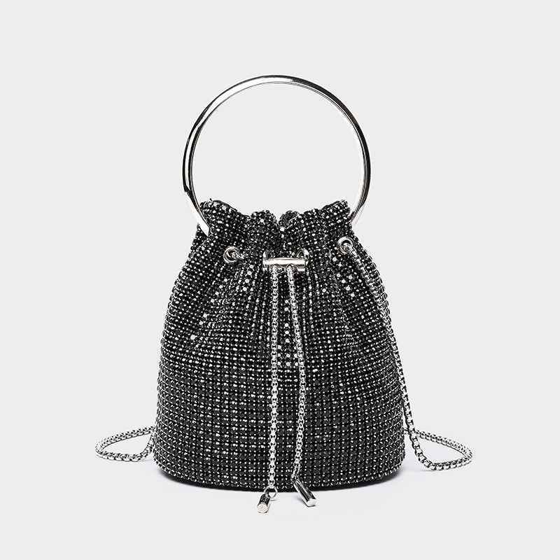 Diamond bucket bag for women