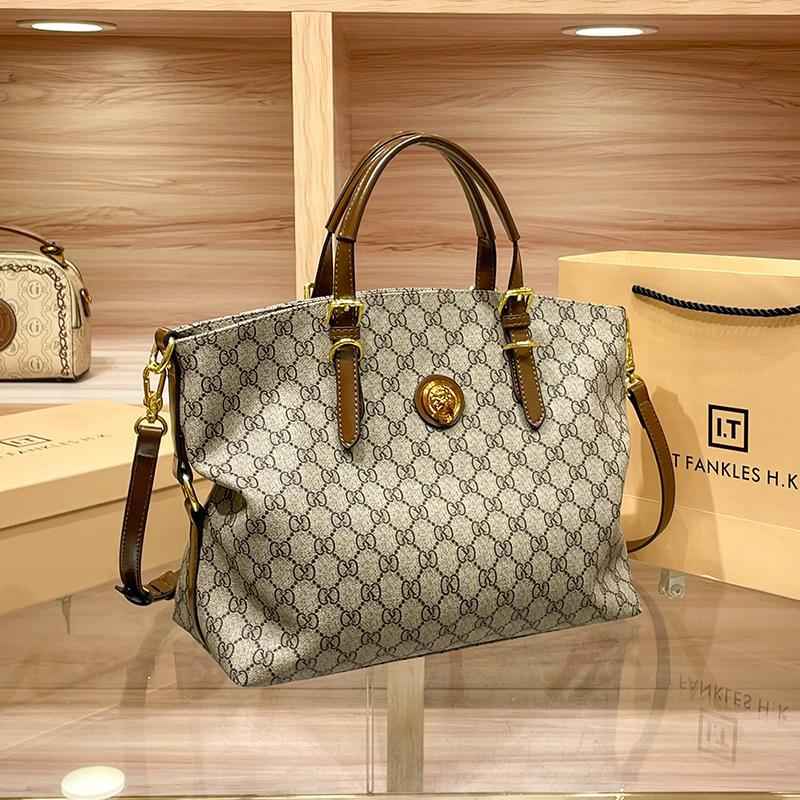 Large capacity shoulder bag, genuine leather, suitable for commuting, hand-held, crossbody, or tote bag. - MODALIFE