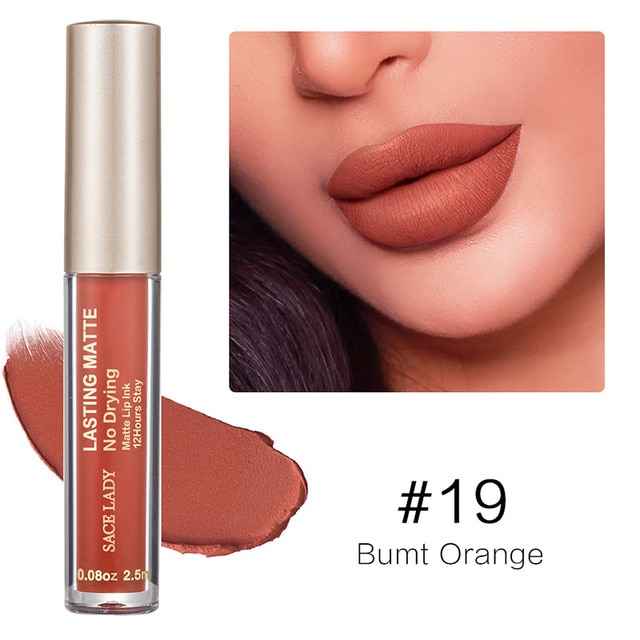 Make Up Waterproof Nude Lipstick Long Lasting Liquid Matte Lipstick Kit Lip Gloss Cosmetics Lipgloss Lip Makeup - MODALIFE