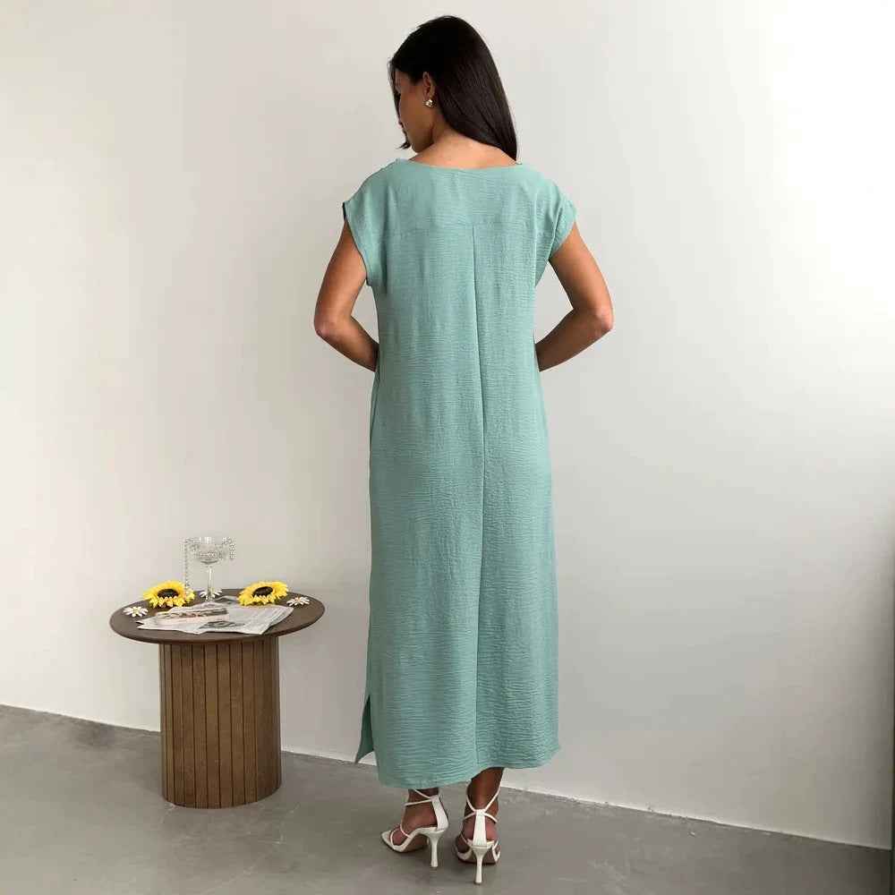 Sleeveless slim fit dress for women
