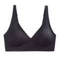 French Seamless Jelly Stripe Bra, No Steel Ring, Plumping and Lifting, Ice Silk, Outer Wear, Plus Size, Youthful Style - MODALIFE