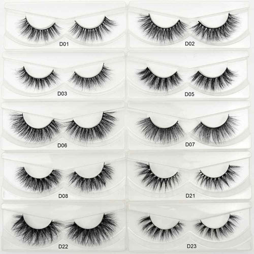 3D Mink Eyelashes Crossing Mink Lashes Hand Made Full Strip Eye Lashes 34 Styles cilios naturais False Lashes - MODALIFE