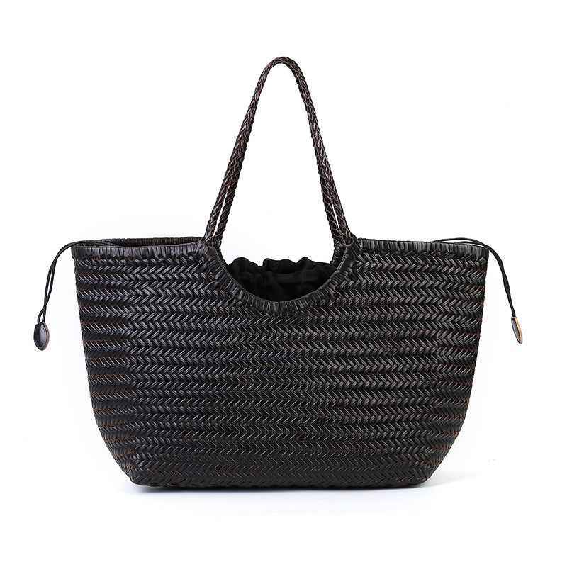 Large capacity woven bag for women
