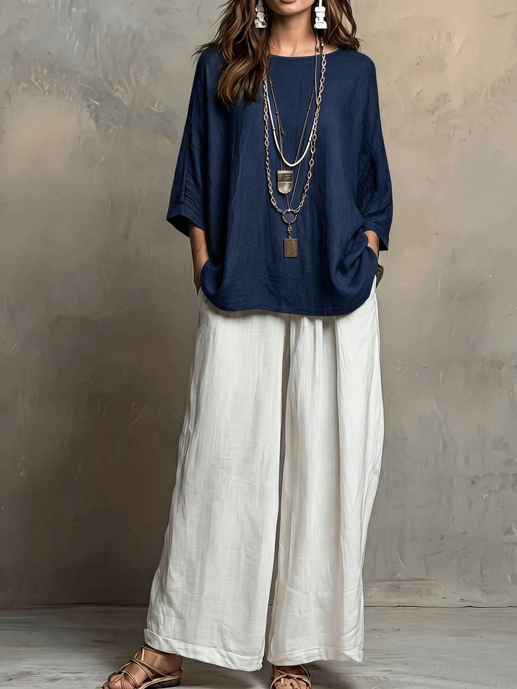 Bohemian Style Loose Elegant Set for Women Casual Vacation Outfit - MODALIFE