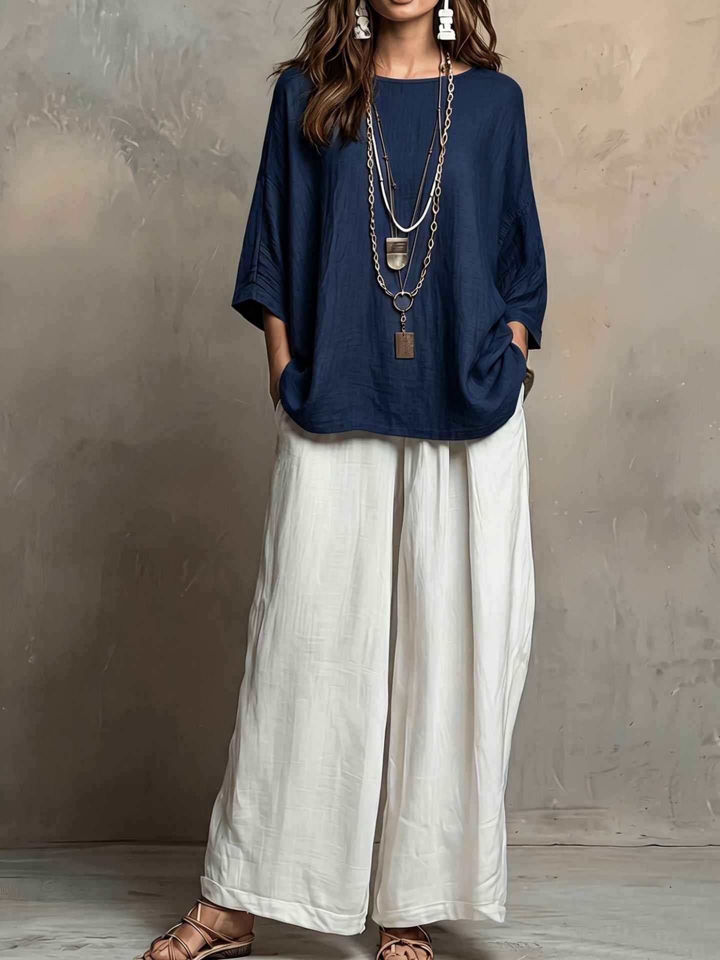 Bohemian Style Loose Elegant Set for Women Casual Vacation Outfit - MODALIFE