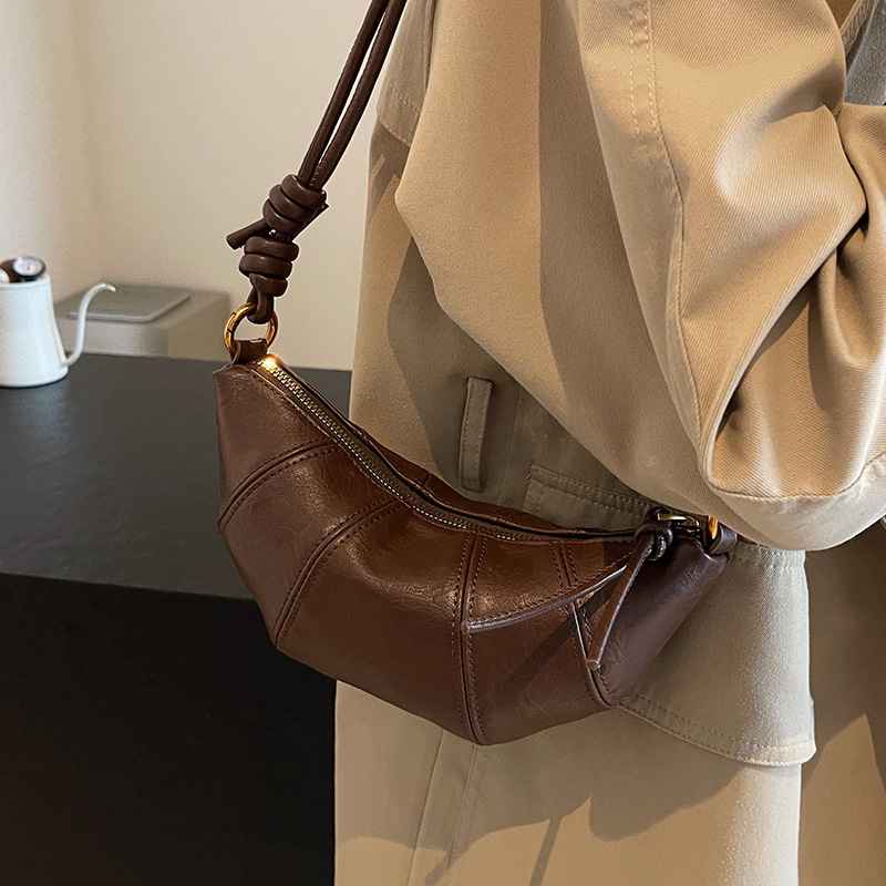 Brown bag women's crossbody bag cow horn bag - MODALIFE