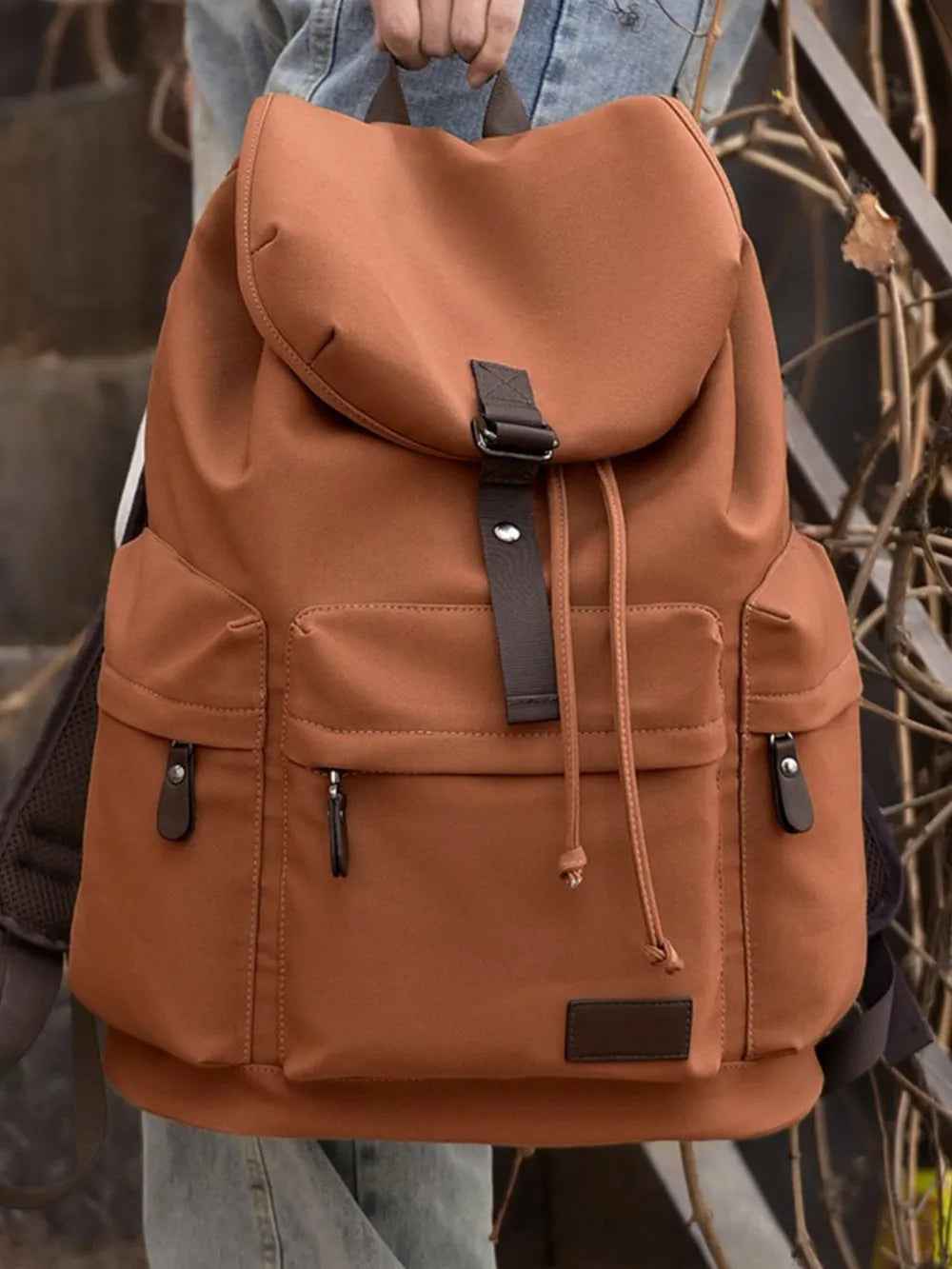 Kanvas Çok Cözeplı Ayarlanabilir Askılı Sırt Çantası – Unisex