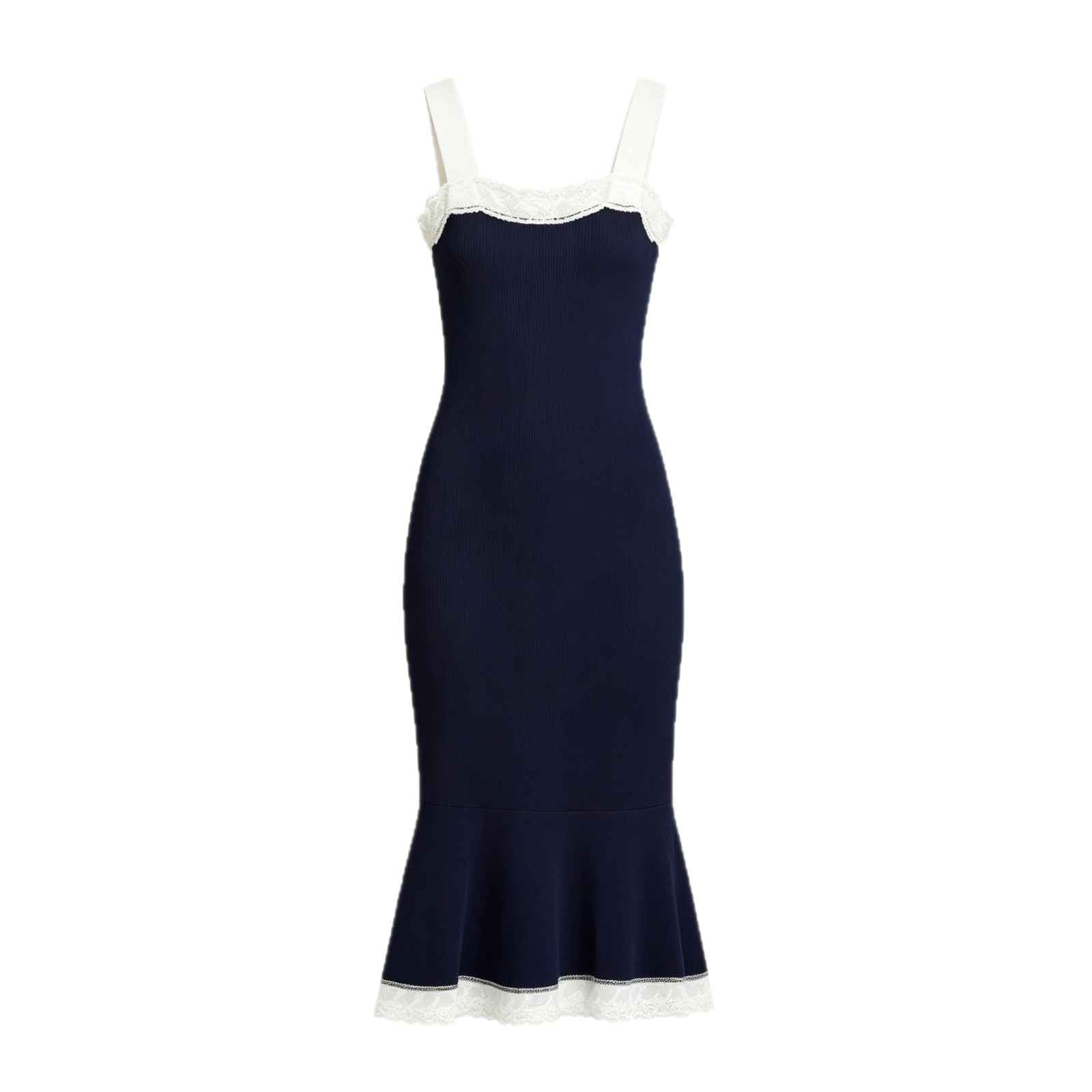 Sleeveless lace patchwork dress - MODALIFE