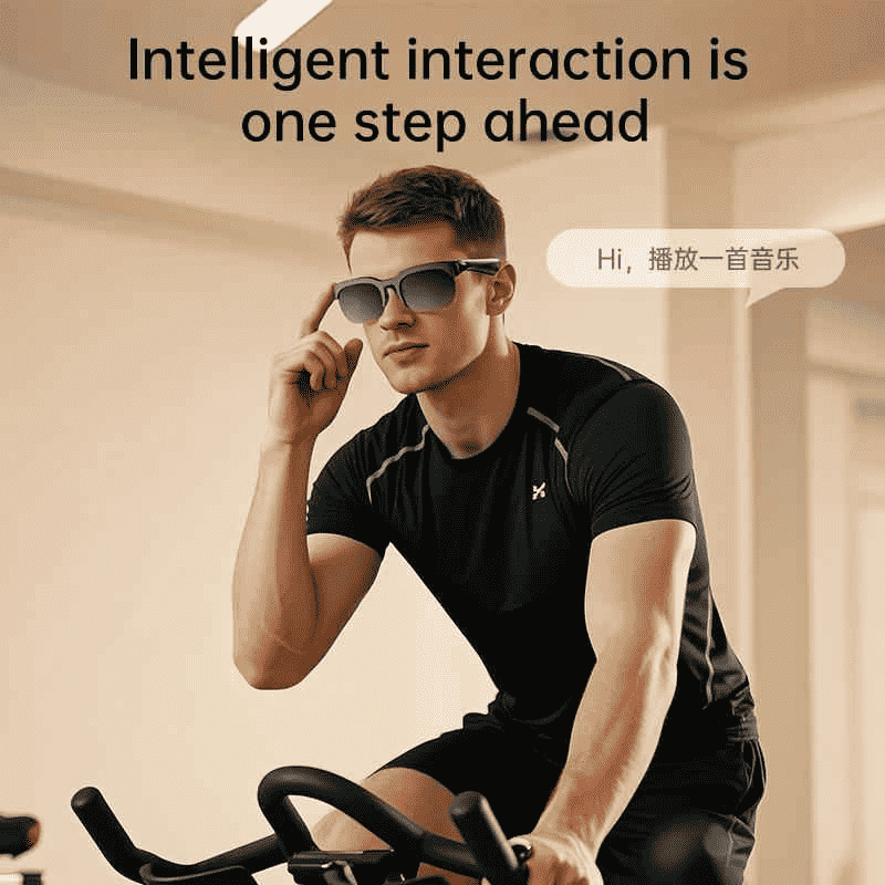 AI intelligent wireless Bluetooth 6.0 glasses listening to music making calls sports long battery life AI translation - MODALIFE