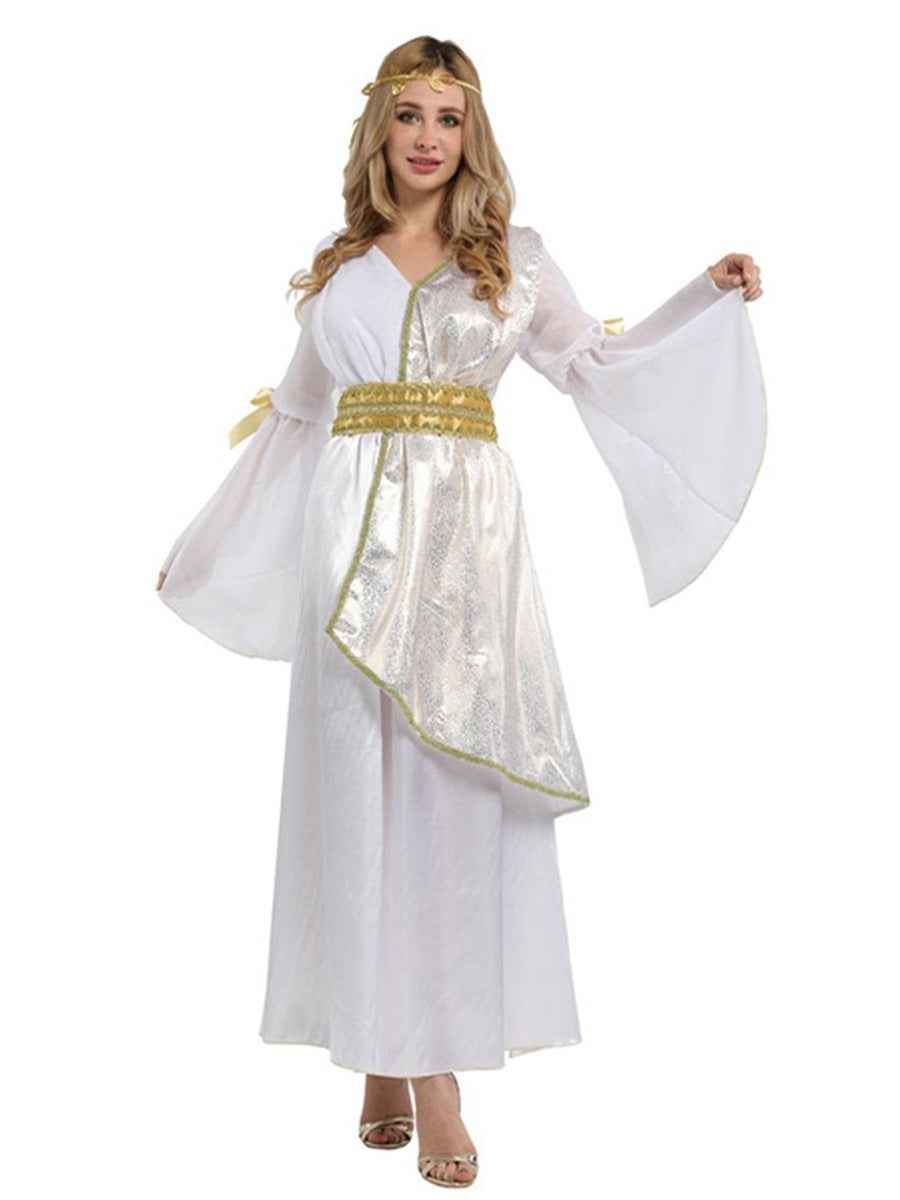 Halloween Adult Women's Costume Cosplay Sexy Greek Goddess Egyptian Queen Cleopatra Athena Queen - MODALIFE