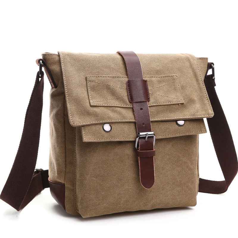 Men Business Messenger Bags For Men Shoulder Bag vintage Canvas Crossbody Pack Retro Casual Office Travel Bag - MODALIFE