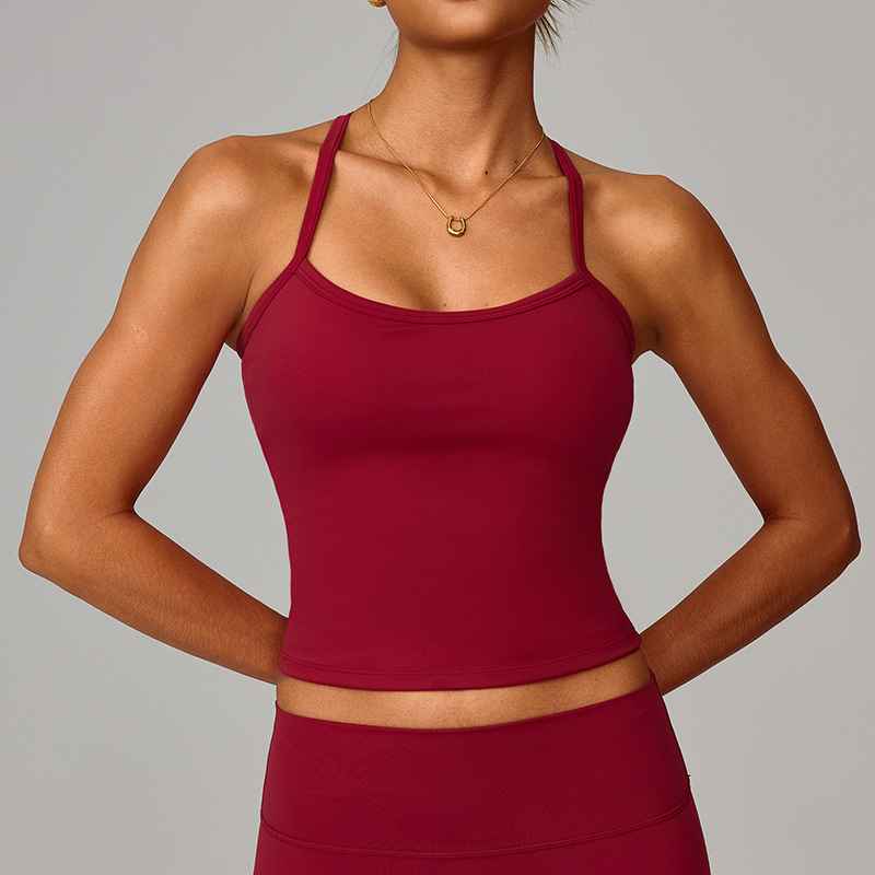 Beautiful back yoga vest quick drying fitness top - MODALIFE