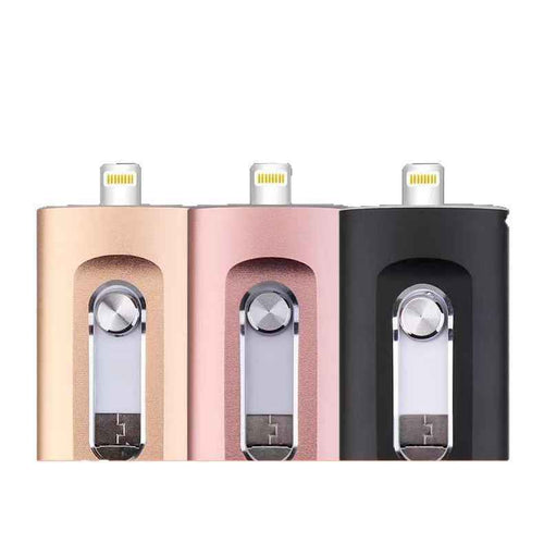 3'ü 1 Arada USB Flash Bellek 64GB – Telefon & Bilgisayar Uyumlu