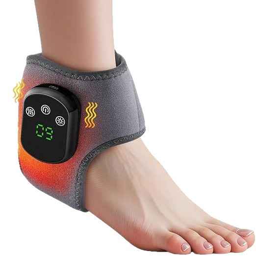 Electric ankle protection hot compress vibrating foot massager massage protector - MODALIFE