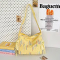 Contrast Texture Shoulder Bag - MODALIFE