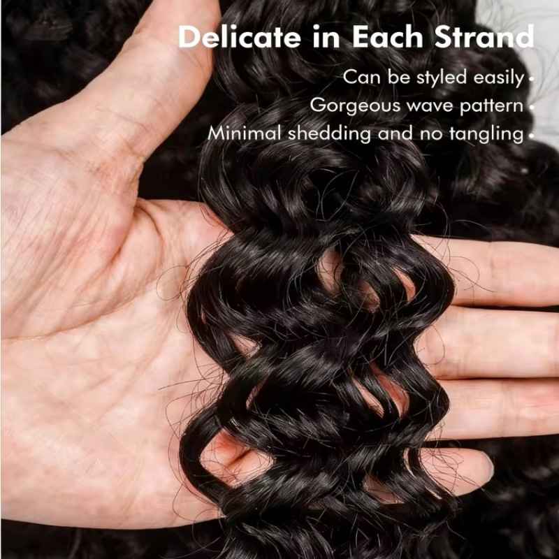 Crochet Hair Extensions Human Hair Feather Weave - MODALIFE