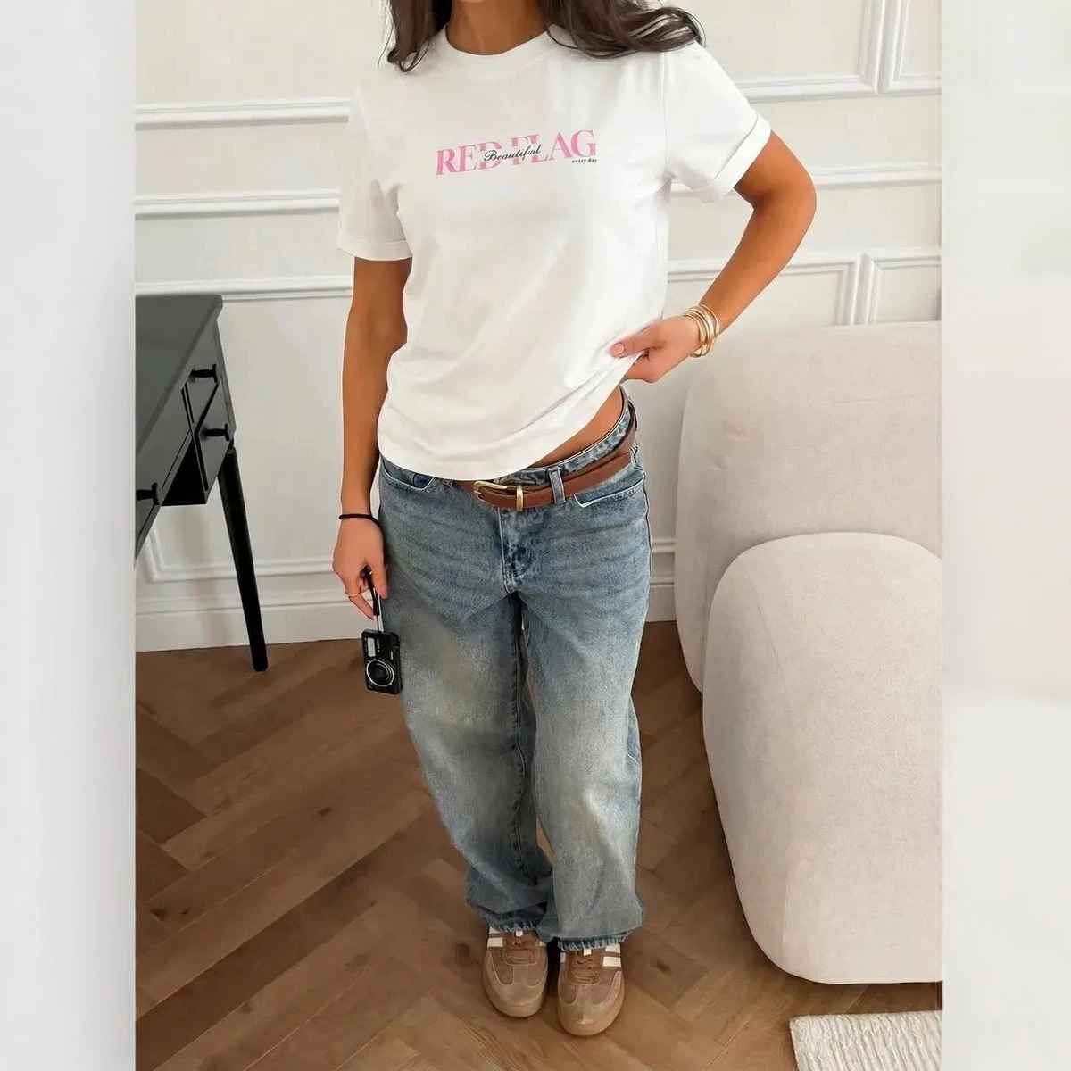 Loose round neck top for women - MODALIFE