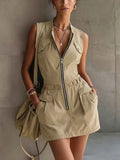 Sleeveless workwear dress - MODALIFE