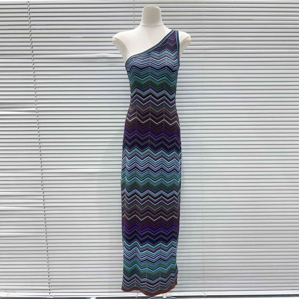 Single shoulder camisole long skirt - MODALIFE