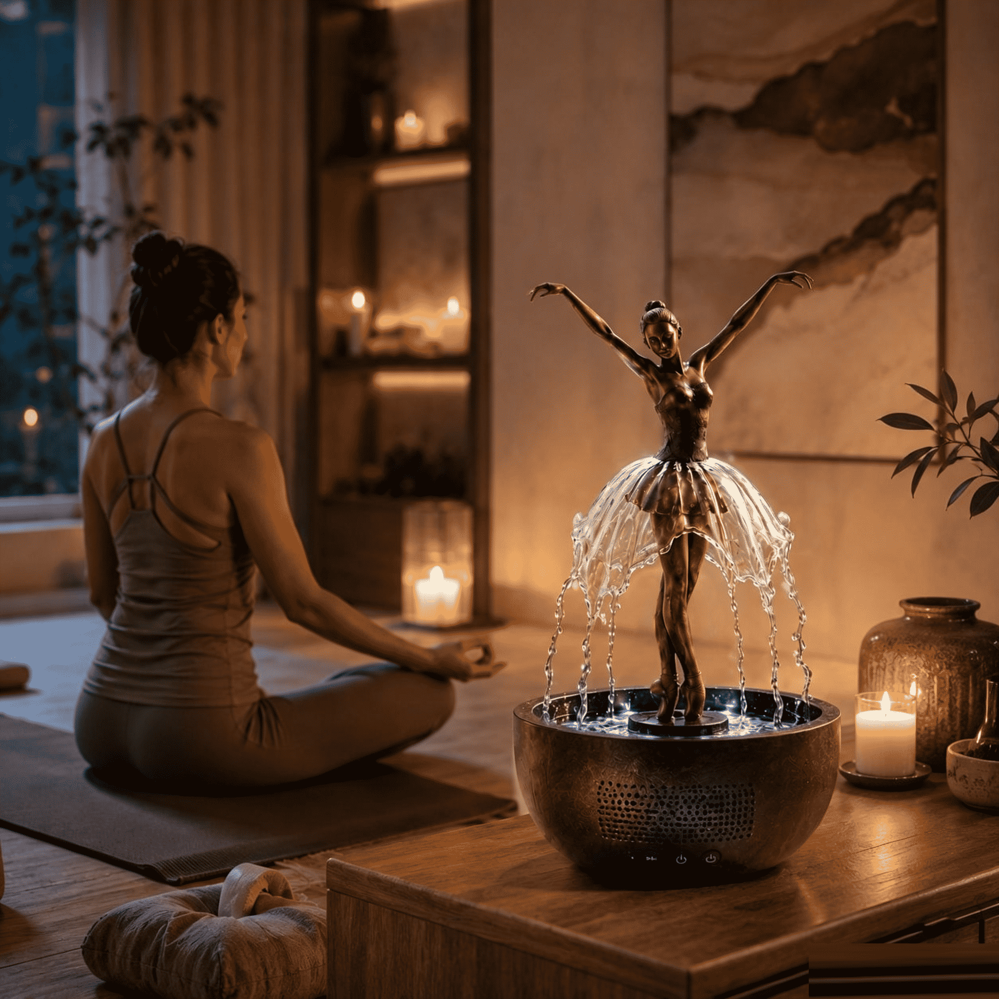 Ballerina Waterfall Bluetooth Speaker Fountain - MODALIFE