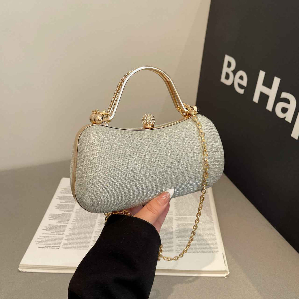 Chain sparkling diamond single shoulder crossbody bag - MODALIFE
