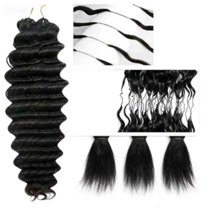 Crochet Hair Extensions Human Hair Feather Weave - MODALIFE